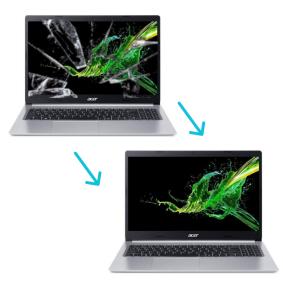 Cambiar pantalla Acer Aspire A515-55