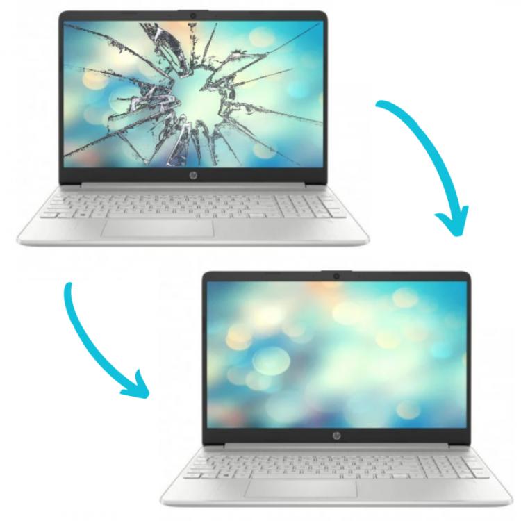 Cambiar pantalla Portátil HP 15S-FQ2005NS